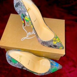 Christian Louboutin Pigalle Follies 100 Paillette Splash